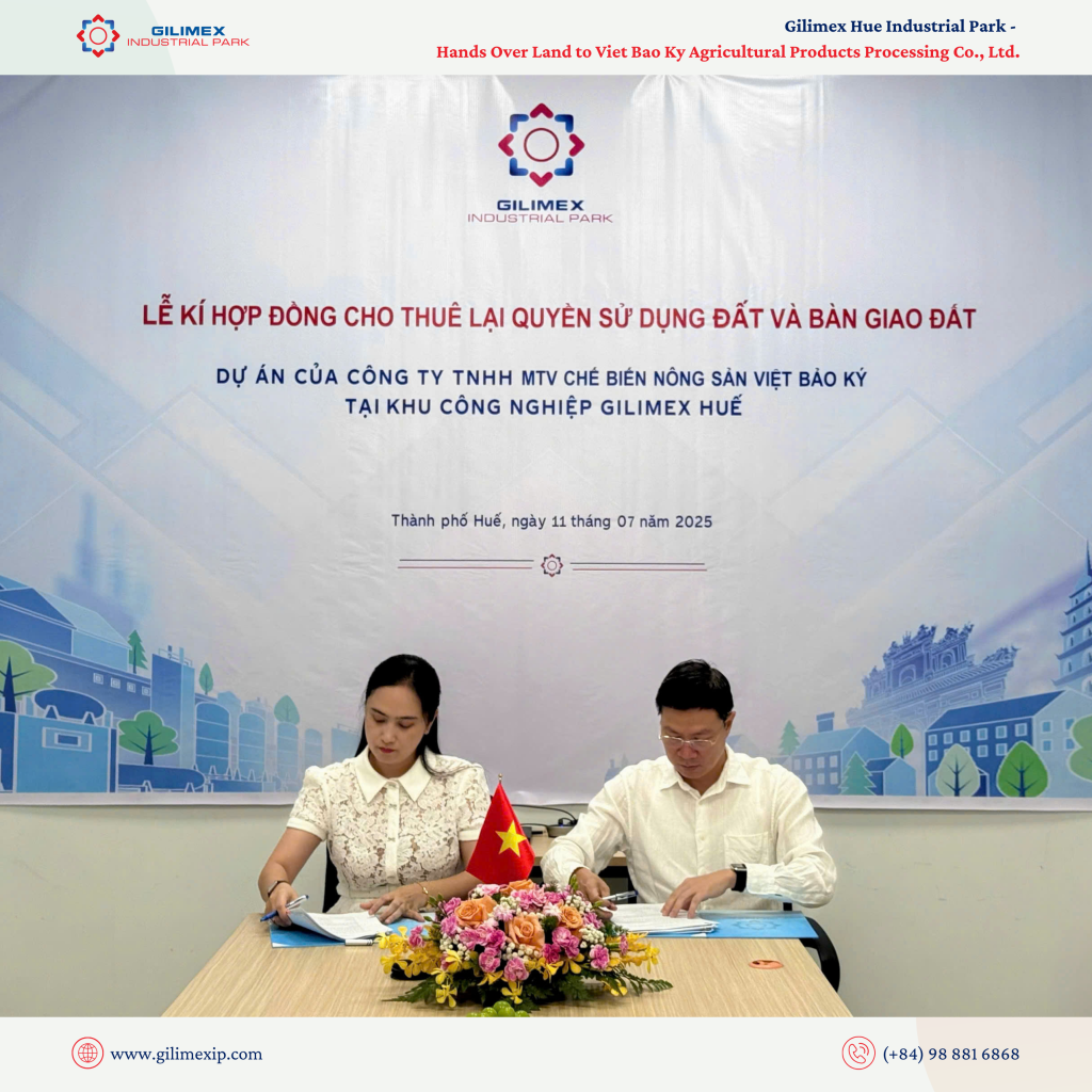 Signing ceremony between both parties