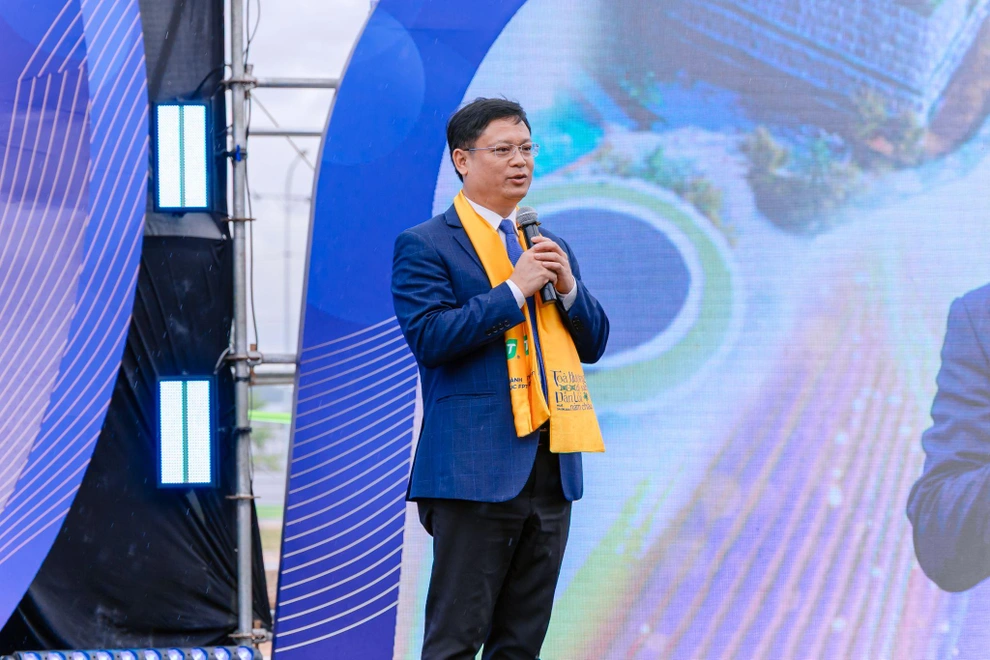Mr. Nguyen Thanh Binh - Standing Vice Chairman of Hue City People’s Committee speaking at the ceremony (Photo: Organizing Committee).
