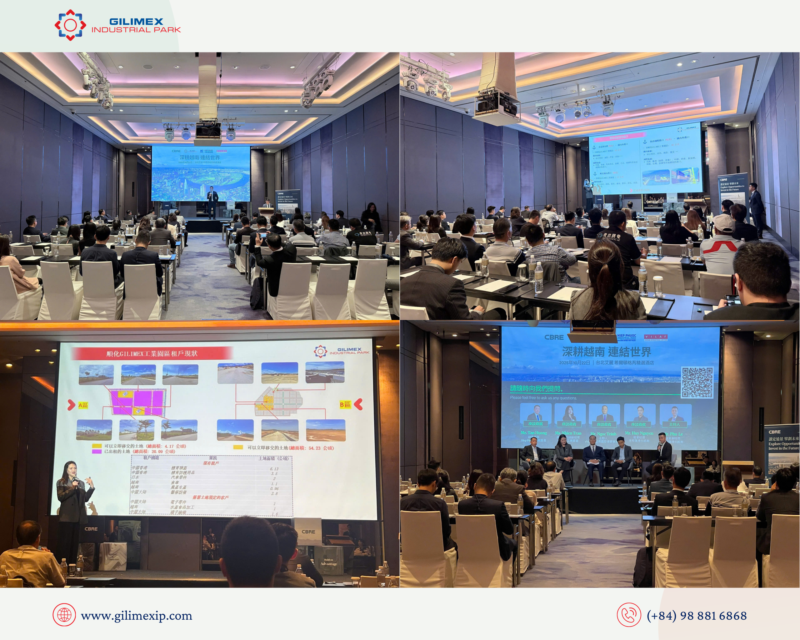 KCN Gilimex tại Diễn đàn Đầu tư Bất động sản Việt Nam 2025 - Đài Bắc