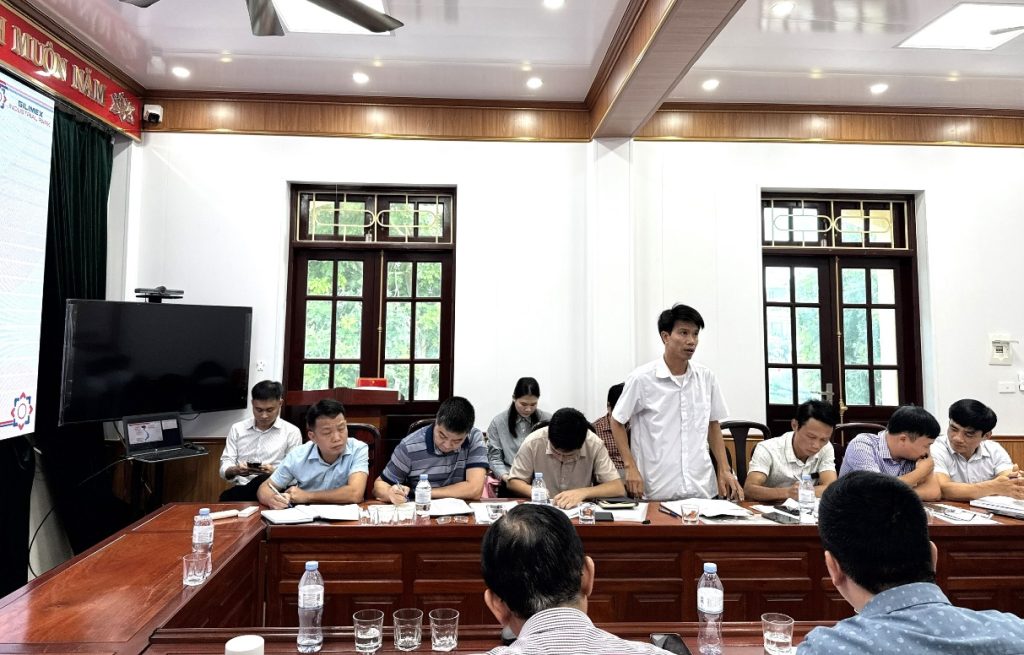 Mr. Nguyen Quang Chung – Head of Dai Trach residential group speaking at the conference
