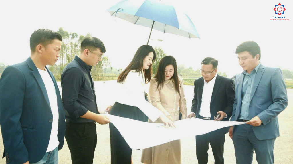 Huiyu Beijing Import-Export Trading Co., Ltd. (China) surveying Nghia Hung Industrial Park