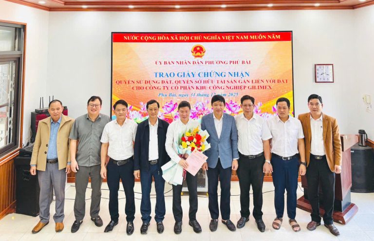 Read more about the article Gilimex Hue Industrial Park receives Land Use Right Certificate