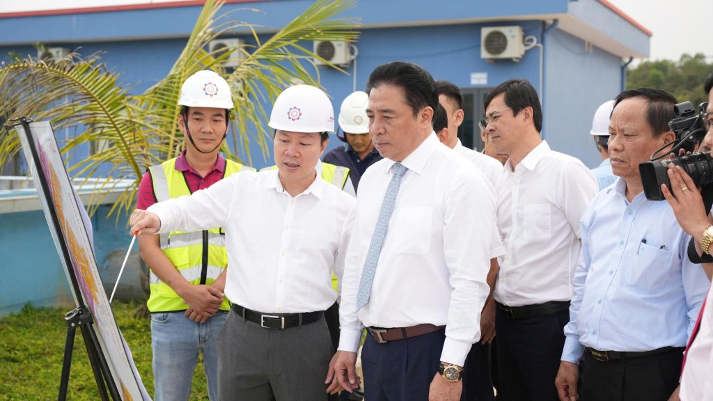 Chủ tịch UBND thành phố Nguyễn Khắc Toàn kiểm tra tổng quan dự án Khu công nghiệp Gilimex Huế