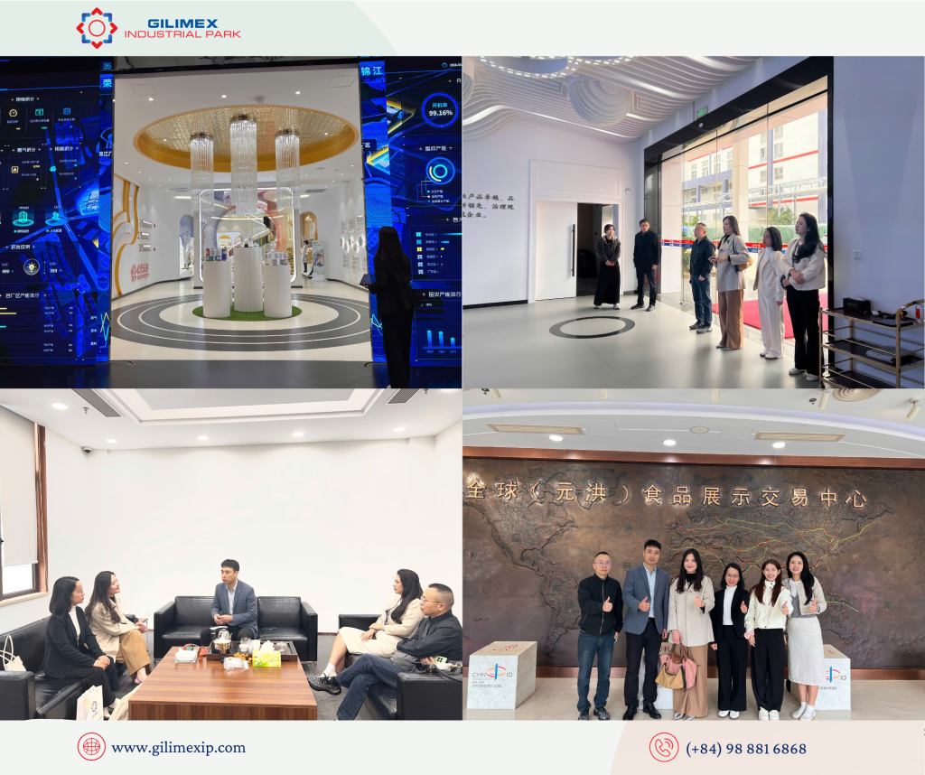 KCN Gilimex đến thăm và làm việc với các đối tác