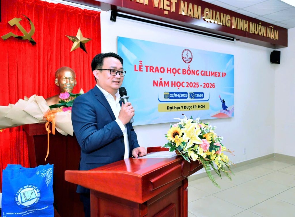 Mr. Hoang Tien Dat, General Director, representing Gilimex Industrial Park, delivered a speech at the ceremony