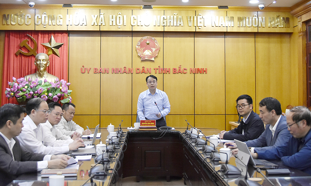 Comrade Nguyen Van Dung delivered his presentation from the Bac Ninh location.