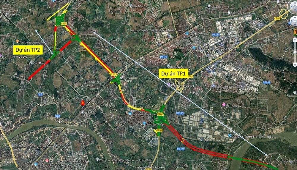 Sơ đồ tổng thể dự án được trích xuất từ báo cáo đánh giá tác động môi trường.