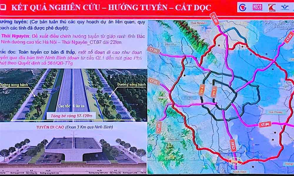 The proposed route for the Ring Road 5 - Capital Region, as initially suggested by the consultant preparing the pre-feasibility study report.