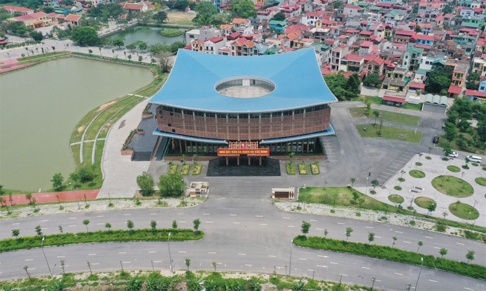 The campus of the Bac Ninh Quan Ho Theatre.