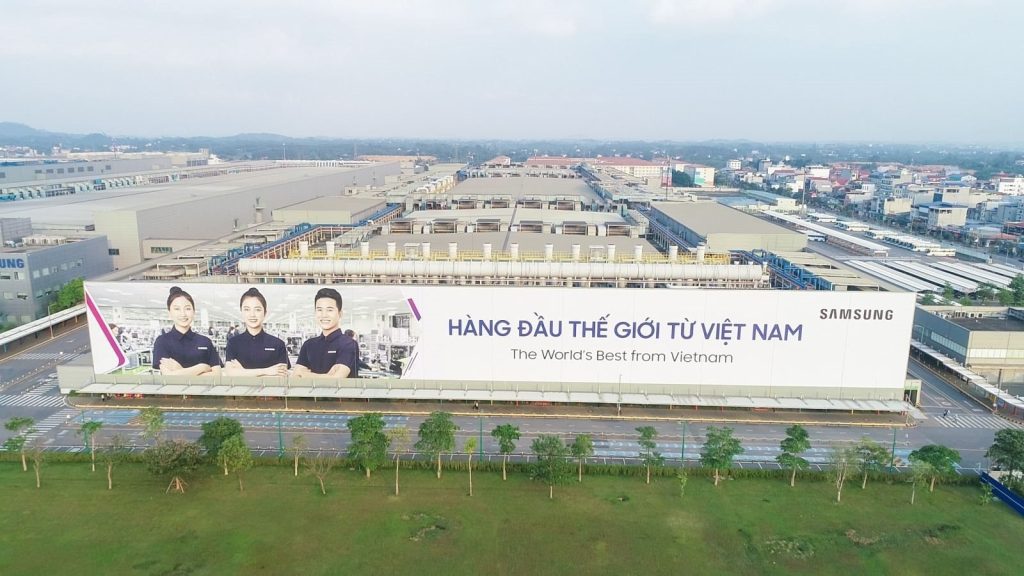 Nhà máy Samsung ở Thái Nguyên