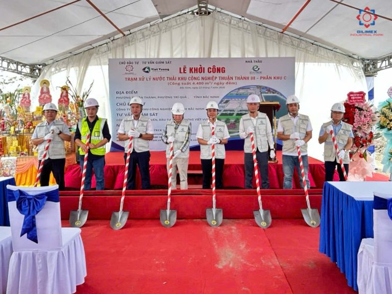 Read more about the article Lễ khởi công dự án trạm xử lý nước thải Khu công nghiệp Thuận Thành III – Phân khu C
