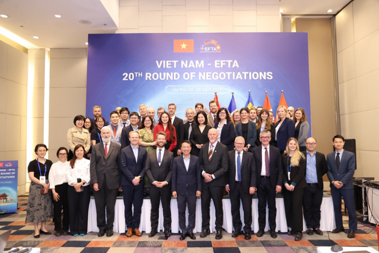 Read more about the article Việt Nam và EFTA kết thúc thành công đàm phán Hiệp định Thương mại Tự do