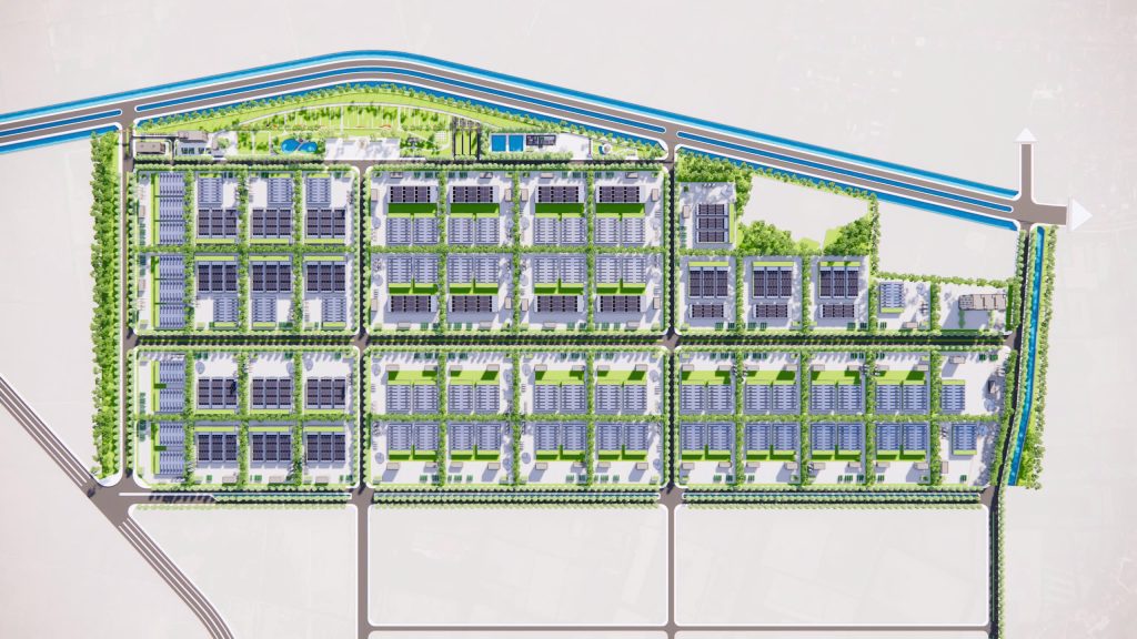Phối cảnh dự án KCN Thuận Thành III - Phân khu C